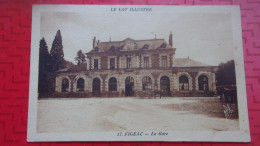 46 FIGEAC  LA GARE 1936 - Figeac