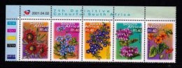 RSA, 2001, MNH Stamps In Control Blocks, MI 1358-1362, Definitive's,  X759 - Ungebraucht