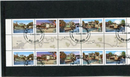 AUSTRALIA - 2003  MURRAY  RIVER  GUTTER  STRIP  FINE USED - Blocks & Sheetlets