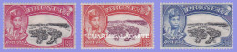 BRUNEI  1949  SULTAN'S SILVER JUBILEE   S.G. 93-95   L.M.M. - Brunei (...-1984)