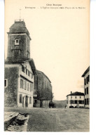 URRUGNE L'EGLISE BASQUE ET LA PLACE DE LA MAIRIE - Urrugne