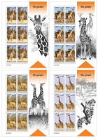 Guinea  2023 Giraffes. (105f) OFFICIAL ISSUE - Giraffes