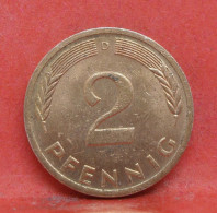 2 Pfennig 1974 D - SUP - Pièce Monnaie Allemagne - Article N°1366 - 2 Pfennig
