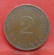 2 Pfennig 1974 J - TTB - Pièce Monnaie Allemagne - Article N°1369 - 2 Pfennig