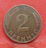 2 Pfennig 1977 G - TTB - Pièce Monnaie Allemagne - Article N°1379 - 2 Pfennig