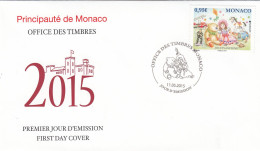 MONACO.2015 EUROPA CEPT.OLD TOYS.FDC - 2015