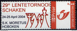 Belgie Belgien - MyStamp - Schach Chess - S.K. Moretus 2004 - OBP 3228 - MiNr 3277 - Altri & Non Classificati