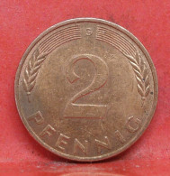 2 Pfennig 1981 G - TTB - Pièce Monnaie Allemagne - Article N°1393 - 2 Pfennig