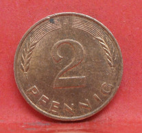 2 Pfennig 1990 J - TTB  - Pièce Monnaie Allemagne - Article N°1421 - 2 Pfennig