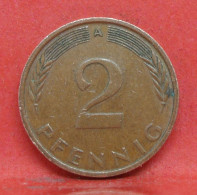 2 Pfennig 1991 A - TTB  - Pièce Monnaie Allemagne - Article N°1422 - 2 Pfennig