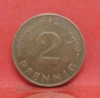 2 Pfennig 1991 D - TTB  - Pièce Monnaie Allemagne - Article N°1423 - 2 Pfennig