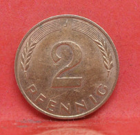 2 Pfennig 1991 J - TTB  - Pièce Monnaie Allemagne - Article N°1426 - 2 Pfennig