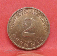 2 Pfennig 1994 D - TTB  - Pièce Monnaie Allemagne - Article N°1431 - 2 Pfennig
