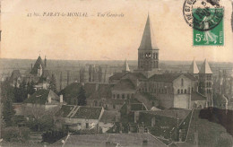 FRANCE - Paray-le-Monial - Vue Générale - Eglise - Clocher - Ville - Carte Postale Ancienne - Paray Le Monial