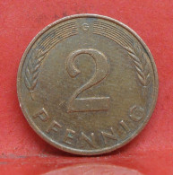 2 Pfennig 1995 G - TTB - Pièce Monnaie Allemagne - Article N°1438 - 2 Pfennig