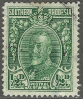 Southern Rhodesia. 1931-37 KGV. ½d Used. P14 SG 15b - Southern Rhodesia (...-1964)