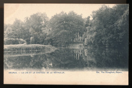 DEURLE  ==  LA LYS ET LE CHATEAU DE LA KETHULLE             2 SCANS - Sint-Martens-Latem