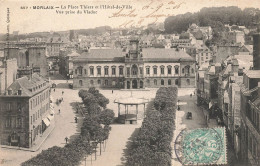 Morlaix * La Place Thiers Et L'hôtel De Ville * Vue Prise Du Viaduc * Kiosque à Musique - Morlaix