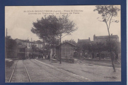 CPA [42] Loire > Saint Jean Bonnefonds Voir Scan Du Dos Arrivée Du Tramway - Autres & Non Classés