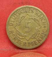 5 Rentenpfennig 1924 A - TB - Pièce Monnaie Allemagne - Article N°1448 - 5 Renten- & 5 Reichspfennig