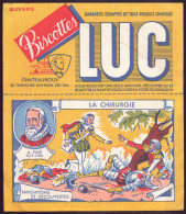 Buvard ( 18 X 15,5 Cm ) " Biscottes Luc " Inventions Et Découvertes, La Chirurgie - Biscottes