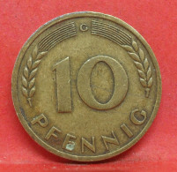 10 Pfennig 1949 G - TTB - Pièce Monnaie Allemagne - Article N°1481 - 10 Pfennig