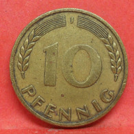 10 Pfennig 1949 J Petite Lettre - TTB - Pièce Monnaie Allemagne - Article N°1482 - 10 Pfennig