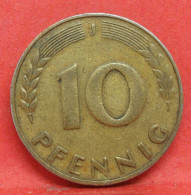 10 Pfennig 1949 J Grande Lettre - TTB - Pièce Monnaie Allemagne - Article N°1483 - 10 Pfennig