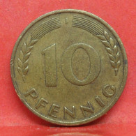 10 Pfennig 1950 J - TTB - Pièce Monnaie Allemagne - Article N°1488 - 10 Pfennig