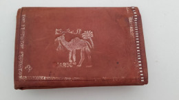 Ancien Portefeuille Tout En Cuir , Fait Main , Artisanat Marocain - Leather Goods 