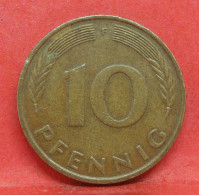 10 Pfennig 1977 F - TTB - Pièce Monnaie Allemagne - Article N°1506 - 10 Pfennig