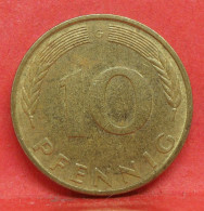 10 Pfennig 1977 G - TTB - Pièce Monnaie Allemagne - Article N°1507 - 10 Pfennig