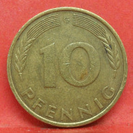 10 Pfennig 1978 G - TTB - Pièce Monnaie Allemagne - Article N°1509 - 10 Pfennig