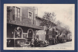 CPA [84] Vaucluse > Chateauneuf Du Pape Commerce Shop Voitures Automobiles - Chateauneuf Du Pape