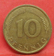 10 Pfennig 1989 G - TTB - Pièce Monnaie Allemagne - Article N°1521 - 10 Pfennig