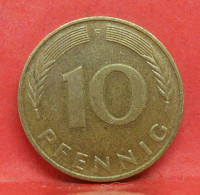 10 Pfennig 1990 F - TTB - Pièce Monnaie Allemagne - Article N°1524 - 10 Pfennig
