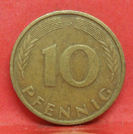 10 Pfennig 1990 G - TTB - Pièce Monnaie Allemagne - Article N°1525 - 10 Pfennig