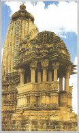 India Khajuraho Temples MONUMENTS - JATKARI Or CHATURBHUJ Temple Eastern Group Picture Post CARD New As Per Scan - Völker & Typen