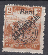 Romania Overprint On Hungary Stamps Occupation Transylvania 1919 Mi#50 Mint Hinged - Transylvanie