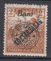 Romania Overprint On Hungary Stamps Occupation Transylvania 1919 Mi#50 Used - Transylvania