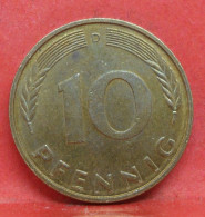 10 Pfennig 1996 D - TTB - Pièce Monnaie Allemagne - Article N°1531 - 10 Pfennig