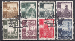 Austria 1947 Mi#803-810 Used - Oblitérés