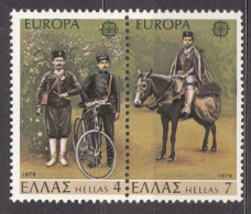 Greece 1979 Europa Mi#1352-1353 Mint Never Hinged Pair - Nuovi