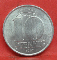 10 Pfennig 1967 A - SUP - Pièce Monnaie Allemagne - Article N°1535 - 10 Pfennig