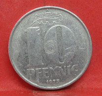 10 Pfennig 1973 A - TTB - Pièce Monnaie Allemagne - Article N°1539 - 10 Pfennig