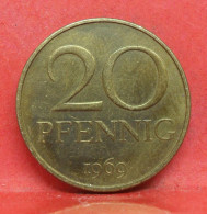 20 Pfennig 1969 - SUP - Pièce Monnaie Allemagne - Article N°1546 - 20 Pfennig