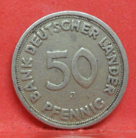 50 Pfennig 1949 J - TB - Pièce Monnaie Allemagne - Article N°1548 - 50 Pfennig