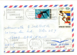 Rép. Togolaise - Affranchissement Sur Lettre Par Avion - Sport / Jeux Olympiques / Cardiologie - Togo (1960-...)