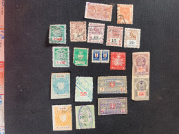 Lot Timbres Fiscaux Suisse CANTON BERN GALLEN LUZERN AARGAUFISCAL OBLITERE - Fiscales