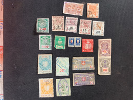 Lot Timbres Fiscaux Suisse CANTON BERN GALLEN LUZERN AARGAUFISCAL OBLITERE - Revenue Stamps